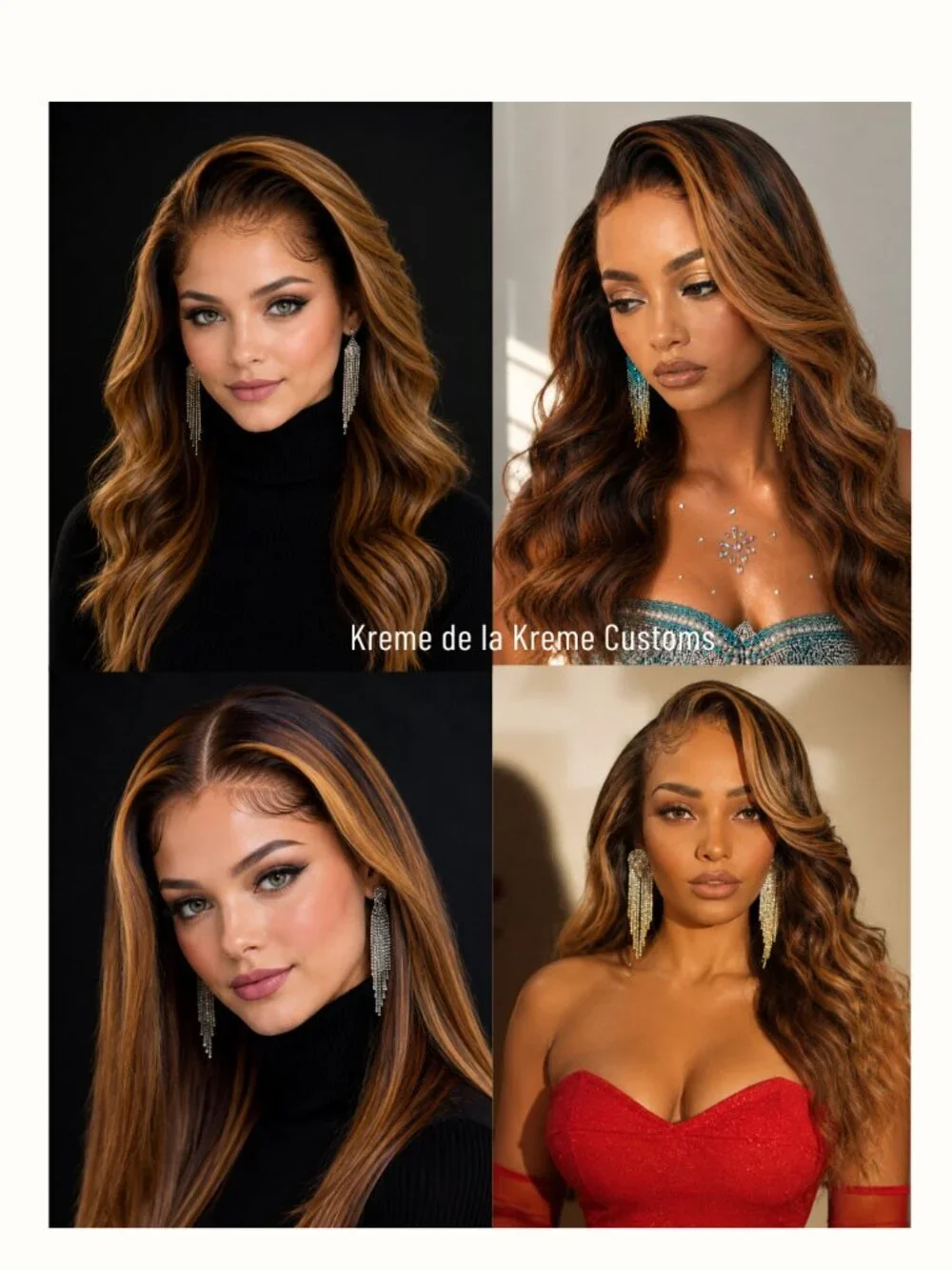 ✨18-20 Inch Ombre Dimensional Balayage Lace Wig 13x6 1b/30/27